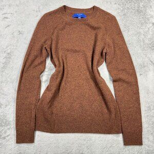 Apt. 9 Cashmere Sweater Brown Long Sleeve Womens XS Quiet Luxury Preppy Neutral